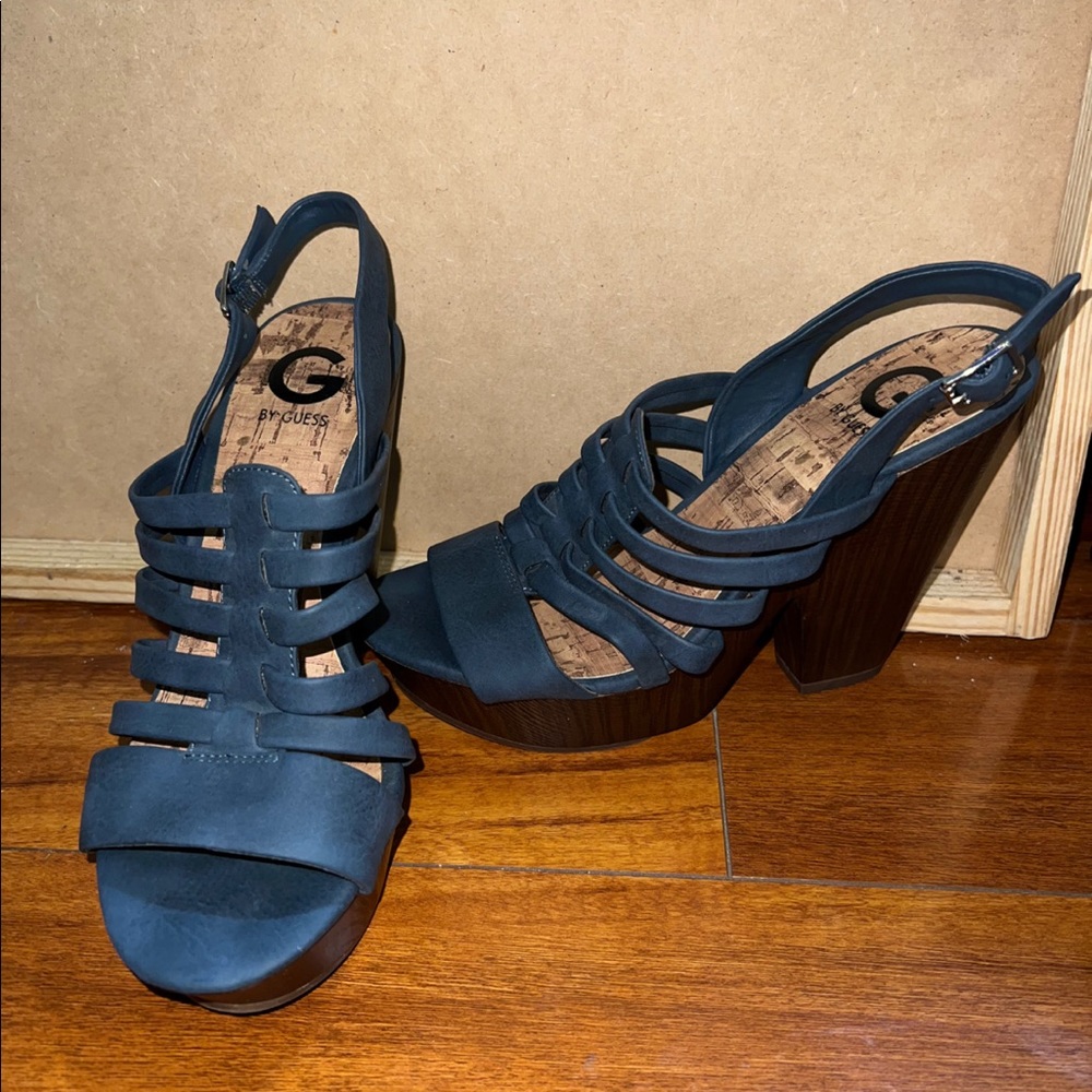 Blue By Guess Wedges size 8.5